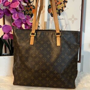 #040 Louis Vuitton Brown Monogram Tote Bag